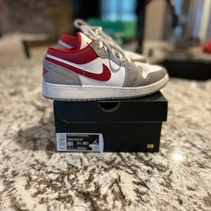 Nike Red and Gray Sneakers